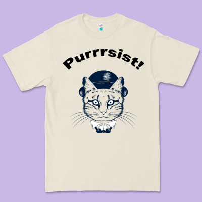 Purrrsist Premium Tee Designed By Bettercallsaul