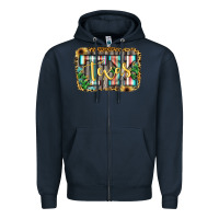 Navy Tx Texas Zipper Hoodie - JahusDesignShop