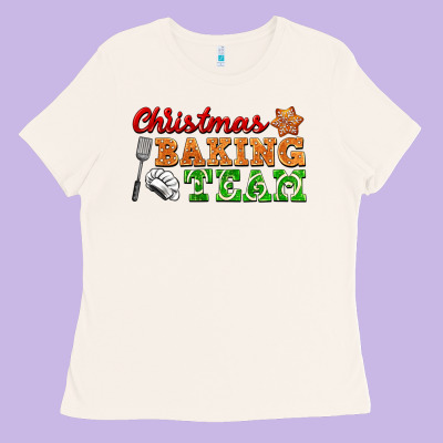 Christmas Baking Team Ladies Tee Designed By Fadigitalartstudio