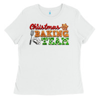 White christmas baking team Ladies Tee - FaDigitalArtStudio