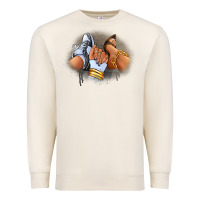 Sandshell Sneaker and heel afro woman Premium Sweatshirt - RanaPortraitStore