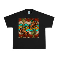 Black native american aztec seamless pattern 5 Urban Heavy Tee - BundleAndBundleShop