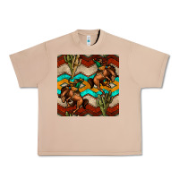 Burro native american aztec seamless pattern 5 Urban Heavy Tee - BundleAndBundleShop