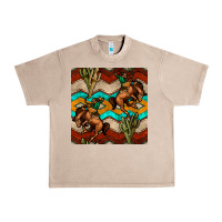 French Oak native american aztec seamless pattern 5 Urban Heavy Tee - BundleAndBundleShop