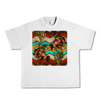 Lunar Rock native american aztec seamless pattern 5 Urban Heavy Tee - BundleAndBundleShop