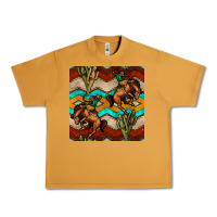 Peanut Butter native american aztec seamless pattern 5 Urban Heavy Tee - BundleAndBundleShop
