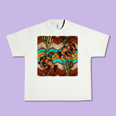 Native American Aztec Seamless Pattern 5 Urban Heavy Tee Designed By Bundleandbundleshop