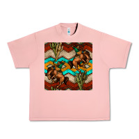 Salmon native american aztec seamless pattern 5 Urban Heavy Tee - BundleAndBundleShop