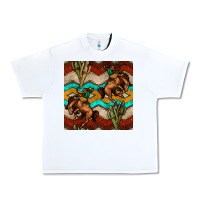 White native american aztec seamless pattern 5 Urban Heavy Tee - BundleAndBundleShop