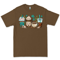 Cacao bull skull coffee cups Premium Tee - OliviaCreatesArt