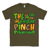 Army Green St. Patrick's They call me mister pinch charming Classic Tee - OliviaCreatesArt