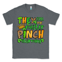 Charcoal Heather St. Patrick's They call me mister pinch charming Classic Tee - OliviaCreatesArt