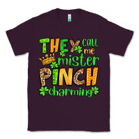 Plum St. Patrick's They call me mister pinch charming Classic Tee - OliviaCreatesArt