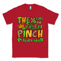 Red St. Patrick's They call me mister pinch charming Classic Tee - OliviaCreatesArt