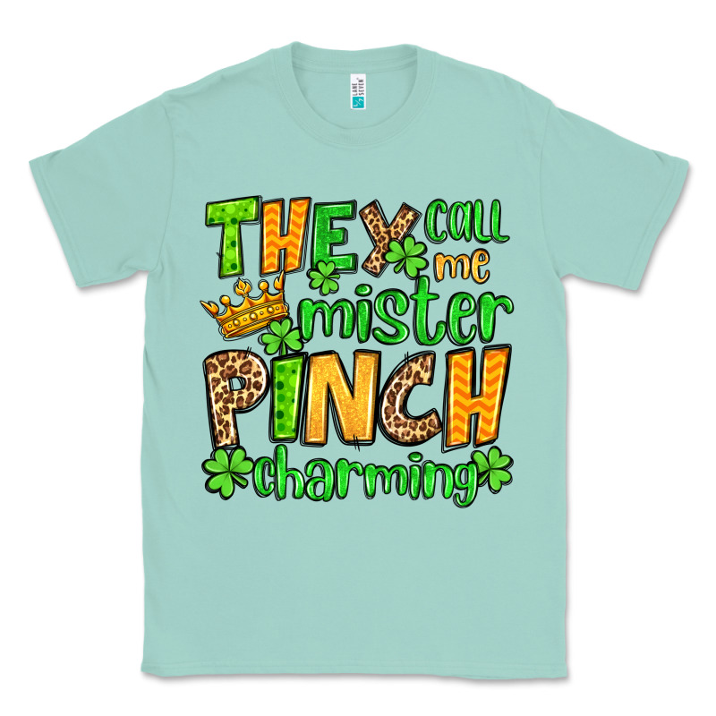 St. Patrick's They Call Me Mister Pinch Charming Classic Tee by OliviaCreatesArt | Teevron