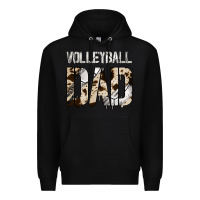 Black no background volleyball dad Premium Hoodie - Jasminsmagicworld