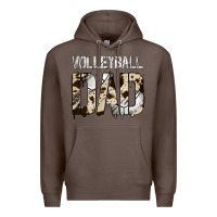 Coffee no background volleyball dad Premium Hoodie - Jasminsmagicworld