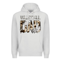 No Background Volleyball Dad Premium Hoodie | Teevron