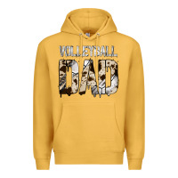 Mustard no background volleyball dad Premium Hoodie - Jasminsmagicworld