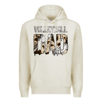 Oatmeal Heather no background volleyball dad Premium Hoodie - Jasminsmagicworld