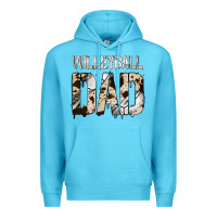 Ocean Blue no background volleyball dad Premium Hoodie - Jasminsmagicworld