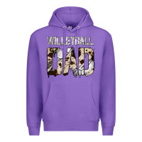 Purple no background volleyball dad Premium Hoodie - Jasminsmagicworld