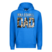 True Royal no background volleyball dad Premium Hoodie - Jasminsmagicworld