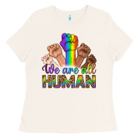 Bone We Are All Human Ladies Tee - BundleAndBundleShop