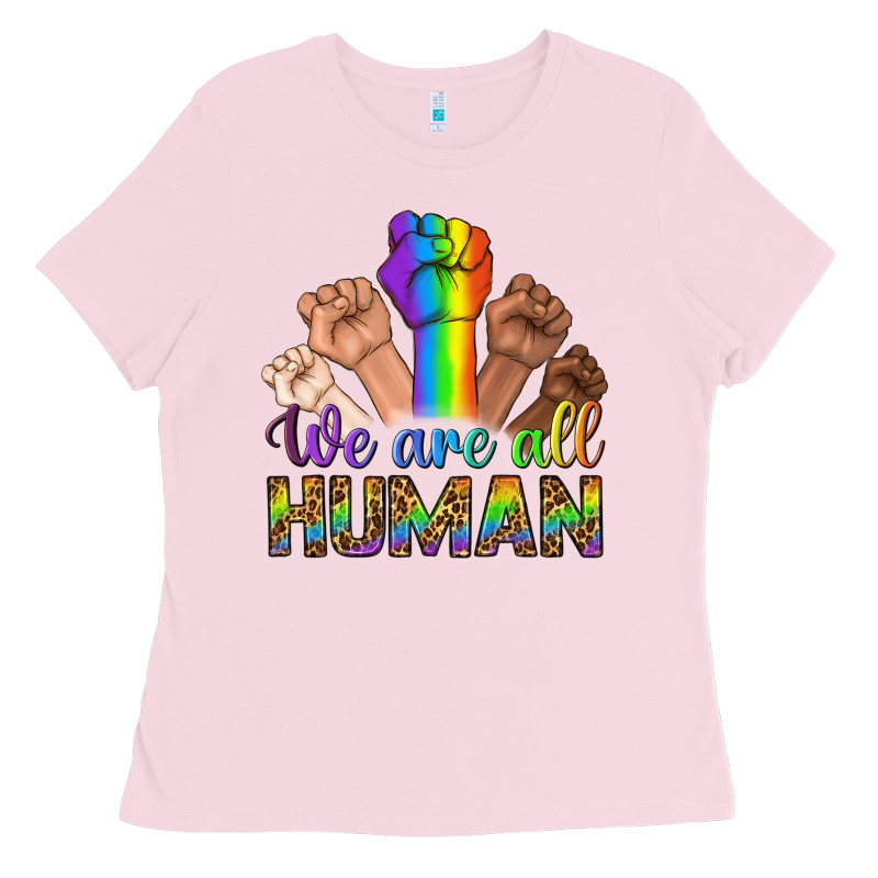 We Are All Human Ladies Tee by BundleAndBundleShop | Teevron