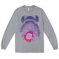 Heather Grey astronaut deep space Long Sleeve Tee - maiPhamDesign