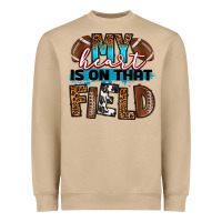 Mushroom my heart is on that field football Heavyweight Sweatshirt - RanaPortraitStore