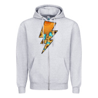 Lightning Bolt Zipper Hoodie | Teevron