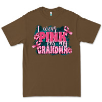 Cacao i wear pink for my grandma Premium Tee - FaDigitalArtStudio