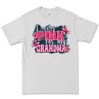 Dove Grey i wear pink for my grandma Premium Tee - FaDigitalArtStudio