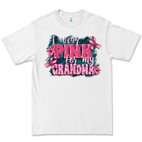 White i wear pink for my grandma Premium Tee - FaDigitalArtStudio