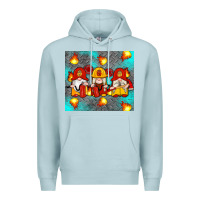 Blue Mist firefighter gnomes Premium Hoodie - Artiststas
