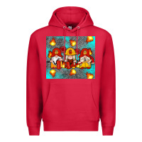 Cardinal firefighter gnomes Premium Hoodie - Artiststas