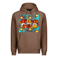 Chestnut firefighter gnomes Premium Hoodie - Artiststas