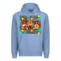 Colony Blue firefighter gnomes Premium Hoodie - Artiststas
