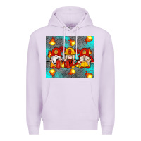 Lilac firefighter gnomes Premium Hoodie - Artiststas
