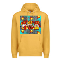 Mustard firefighter gnomes Premium Hoodie - Artiststas