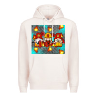 Pale Pink firefighter gnomes Premium Hoodie - Artiststas
