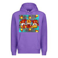 Purple firefighter gnomes Premium Hoodie - Artiststas