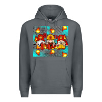 Rock firefighter gnomes Premium Hoodie - Artiststas