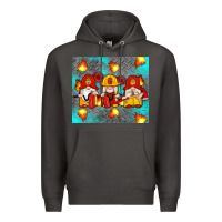Smoke firefighter gnomes Premium Hoodie - Artiststas