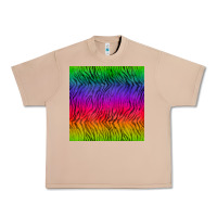 Burro colorful tiger seamless pattern Urban Heavy Tee - BundleAndBundleShop