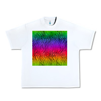 White colorful tiger seamless pattern Urban Heavy Tee - BundleAndBundleShop