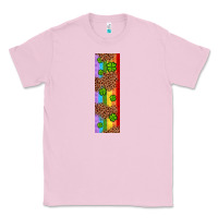 Bubblegum Pink St. Patrick's Day Western Shamrock Leopard Rainbow Classic Tee - Artiststas