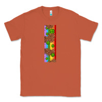 Copper St. Patrick's Day Western Shamrock Leopard Rainbow Classic Tee - Artiststas