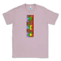 Lilac St. Patrick's Day Western Shamrock Leopard Rainbow Classic Tee - Artiststas